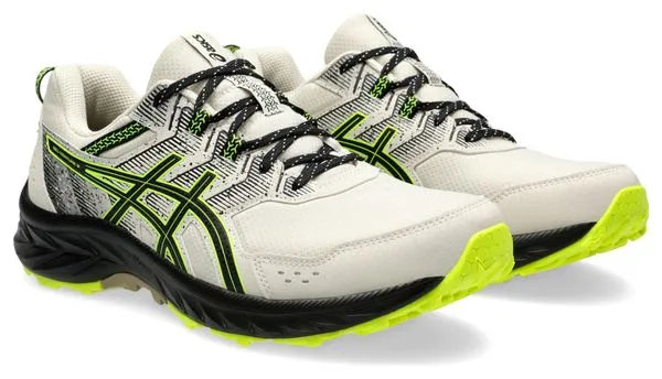 ASICS GELVENTURE 9 TRAILSCHOENEN BEIGE/ZWART/GEEL HEREN