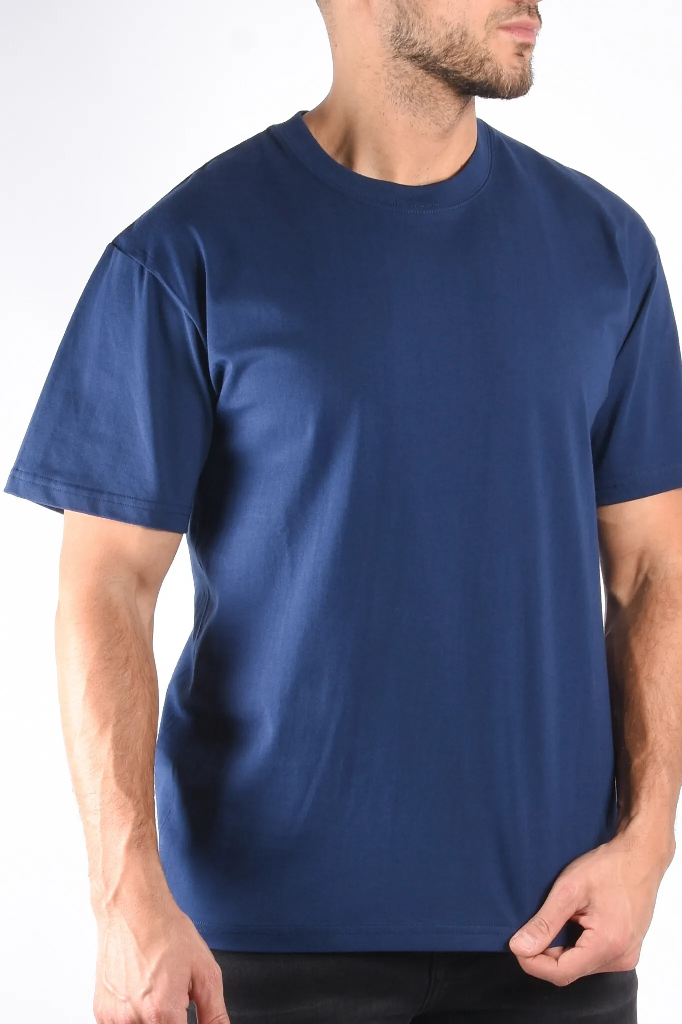BASIC TSHIRT REGULAR FIT “KRIS”  NAVY BLUE