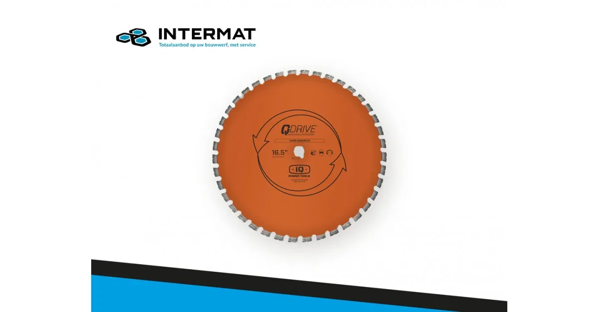 DIAMANTZAAGBLAD: QDRIVE  ø 420 MM/ORANJE  HARDE BETON  IQ POWERTOOLS