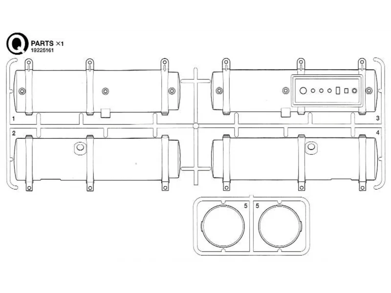 Freightliner Cascadia Brandstoftanks Onderdelen Q (Q / 19225161) 1/14