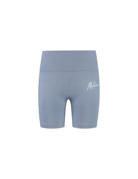 Malelions Malelions Women Sport Seamless Biker Shorts - Blue