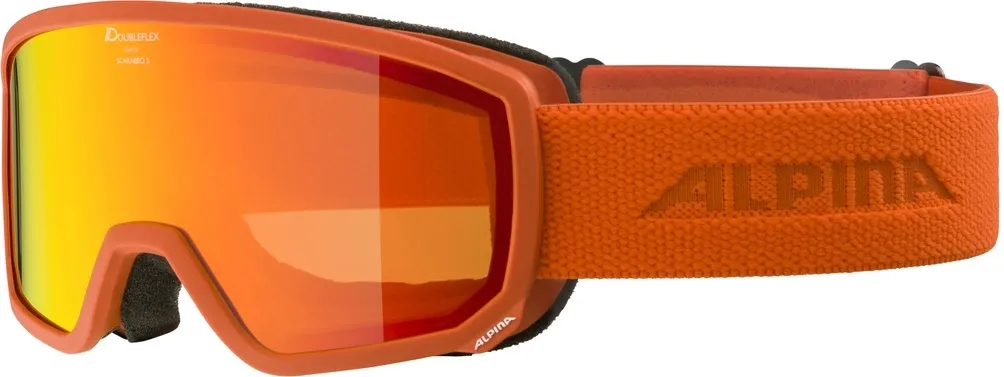 SKIBRIL ALPINA SCARABEO S QLITE PUMPKIN MATT RED
