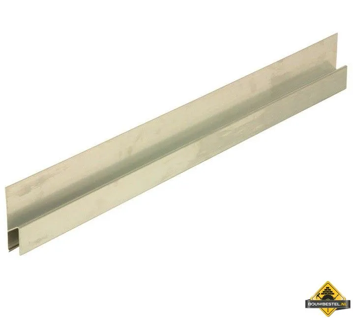 WANDRIJ SUPER PROF ALUMINIUM HPROFIEL. LENGTE 120 CM